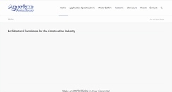 Desktop Screenshot of americanformliners.com